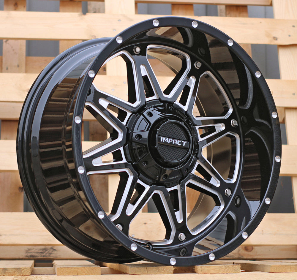 Alu kola pro Offroad 1109A 10x20 6x135 ET-12 106.1 Black | Wheelsup.cz