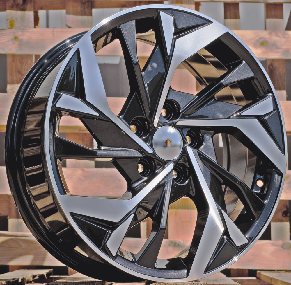 Alu kola pro Hyundai B1953 7x17 5x114.3 ET43 67.1 černá | Wheelsup.cz