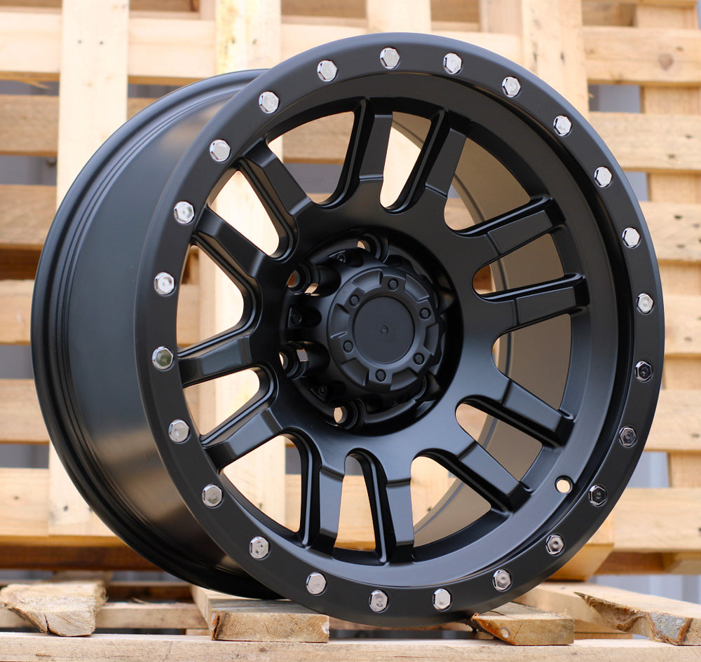 Alu kola pro Offroad JT243 9x17 6x139.7 ET0 110.1 Black Polished | Wheelsup.cz
