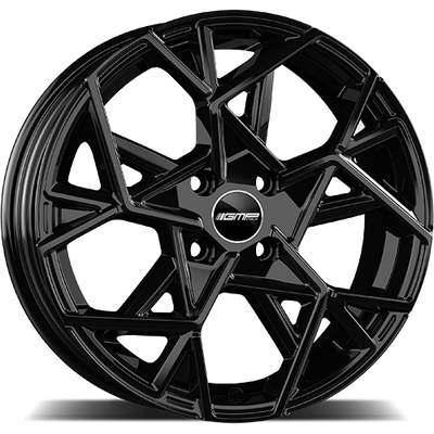 Alu disky GMP Cartesio 6.5x16 4x98 ET30 58.1 Čierna