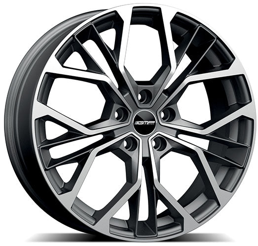 Alu disky GMP Matisse 7x17 4x108 ET30 65.1 Sivá