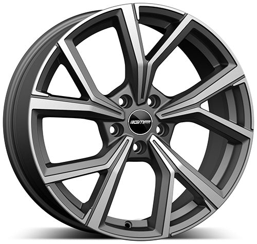 Alu kola GMP Mentor 7x17 5x100 ET45 73.1 matt anthracite diamond | Wheelsup.cz