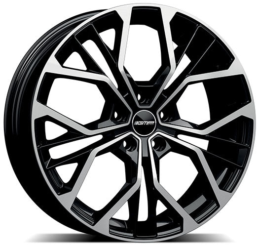 Alu disky GMP Matisse 7x17 5x110 ET35 65.1 Čierna