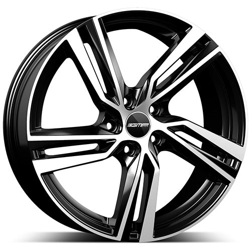 Alu kola GMP Arcan 7.5x17 5x108 ET45 63.4 black diamond