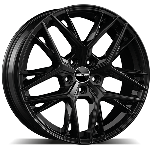 Alu kola GMP Lunica 7.5x18 5x100 ET38 57.1 glossy black | Wheelsup.cz