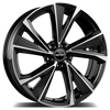 Alu disky GMP Evento 7.5x18 5x100 ET46 57.1 Čierna