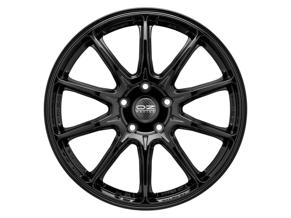 OZ HYPER XT HLT 10,5x22 5x112 ET43 79 Gloss Black Diamond Cut - Wheelsup.sk