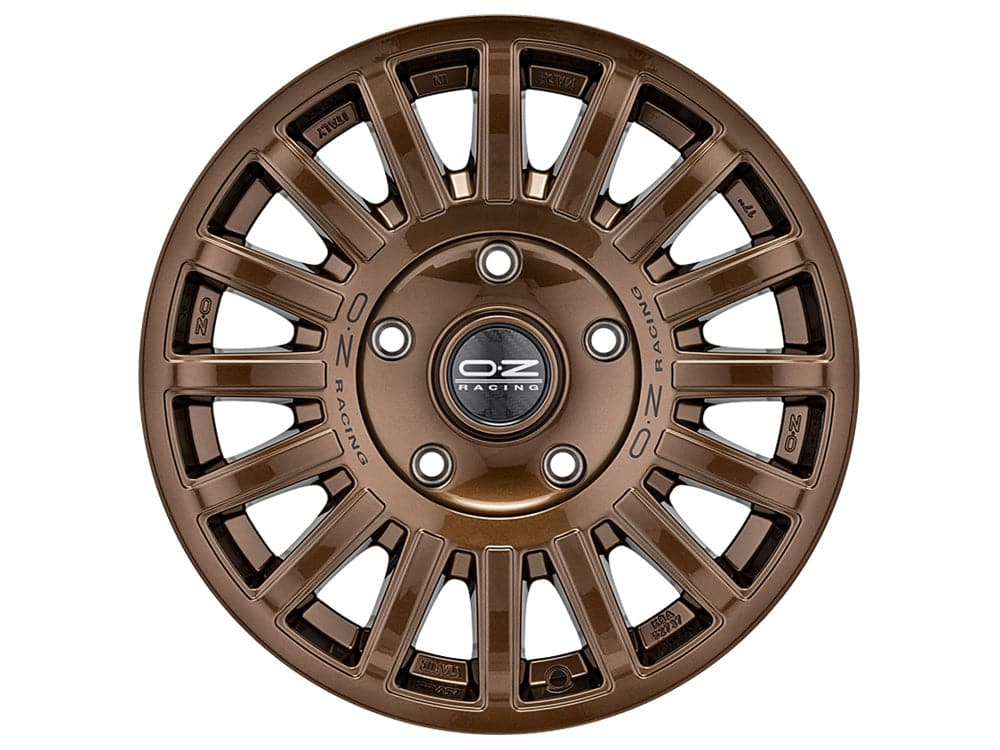 OZ RALLY RAID 17x8 6x139,7 ET35 106,1 GLOSS BRONZE + BLACK LETTERING - Wheelsup.sk
