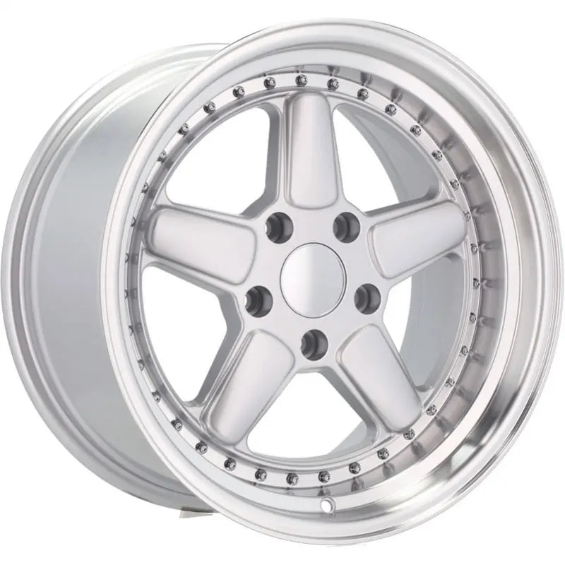 Alu kola pro BMW 7961F 9x17 5x120 ET25 72.6 Silver & Polished Lip | Wheelsup.cz