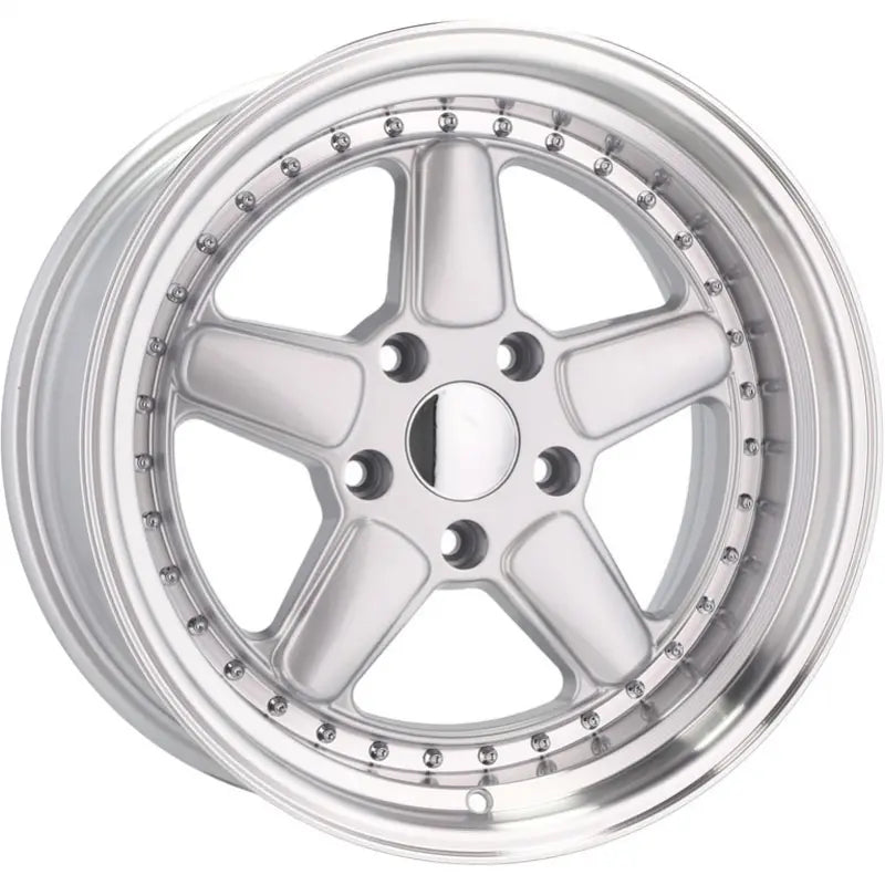 Alu kola pro BMW 7961F 9x17 5x120 ET25 72.6 Silver & Polished Lip | Wheelsup.cz