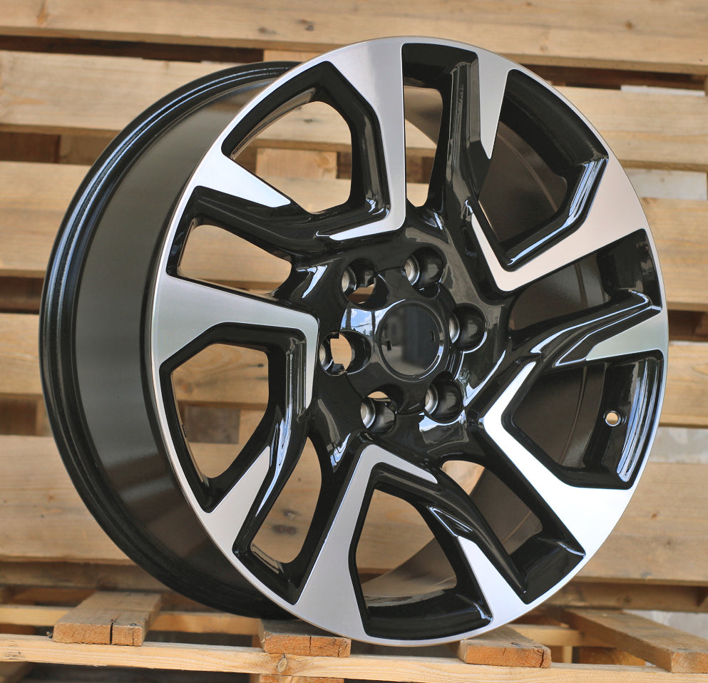 Alu kola pro Offroad H957D 8.5x20 6x139.7 ET25 106.1 Black Polished | Wheelsup.cz