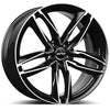 Alu disky GMP Atom 8x18 5x112 ET25 66.5 Čierna