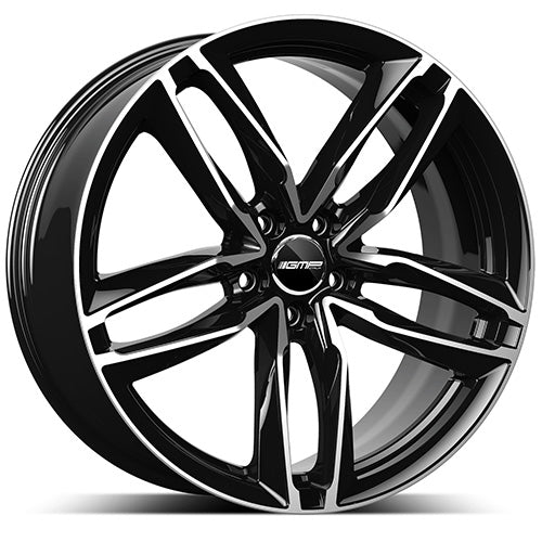 Alu kola GMP Atom 8x18 5x112 ET25 66.5 black diamond | Wheelsup.cz
