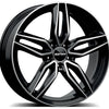 Alu disky GMP Fasten 8x18 5x112 ET35 66.6 Čierna