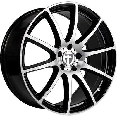 Alu kola Tomason TN1 Flow 8x19 5x112 ET35 66.6 black polished | Wheelsup.cz