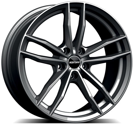 Alu kola GMP Swan 8x19 5x120 ET30 72.6 glossy anthracite | Wheelsup.cz