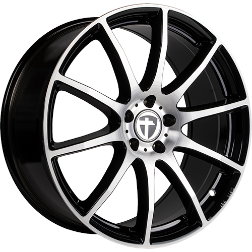 Alu kola Tomason TN1 Flow 8x20 5x114.3 ET45 72.6 black polished | Wheelsup.cz