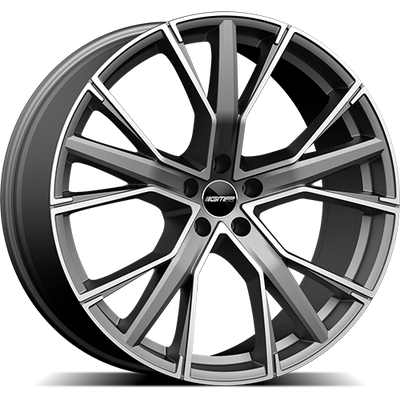 Alu kola GMP Gunner 8.5x19 5x112 ET35 66.5 matt anthracite diamond | Wheelsup.cz