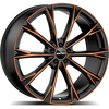 Alu disky GMP Totale 8.5x20 5x108 ET42 73.1 Bronzová