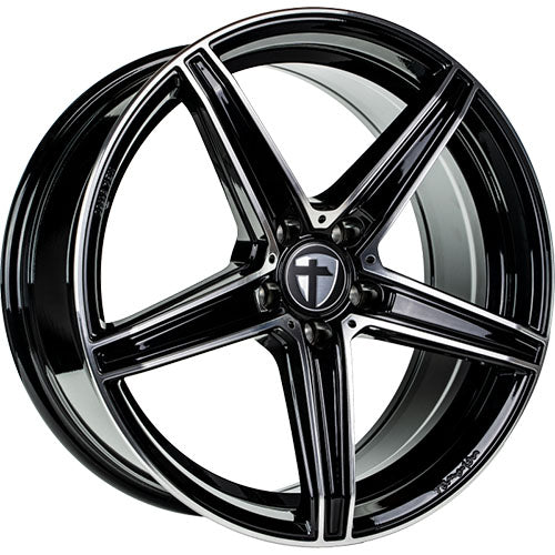 Alu kola Tomason TN20 8.5x20 5x112 ET45 72.6 black polished | Wheelsup.cz