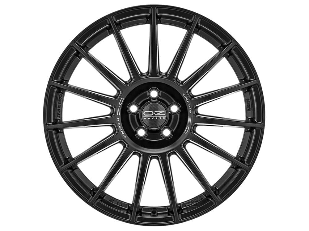 OZ SUPERTURISMO DAKAR 8,5x20 5x112 ET45 79 Matt Black + Silver Lettering - Wheelsup.sk