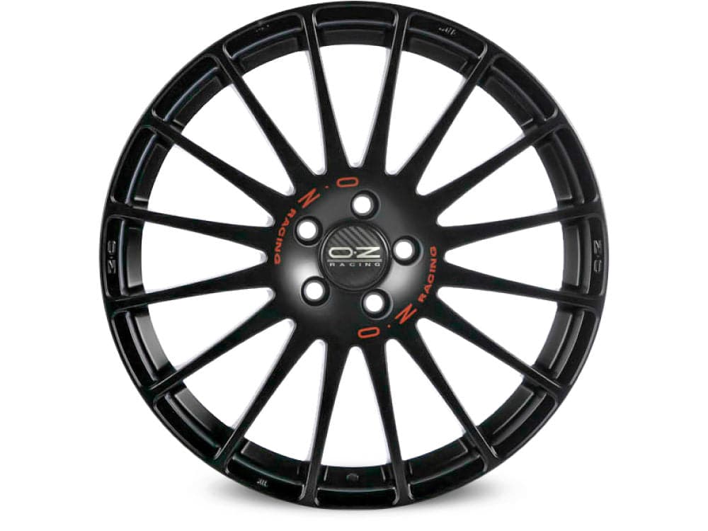 Alu kola OZ SUPERTURISMO GT 7x18 4x100 ET50 Matt Black Red Lettering | Wheelsup.cz