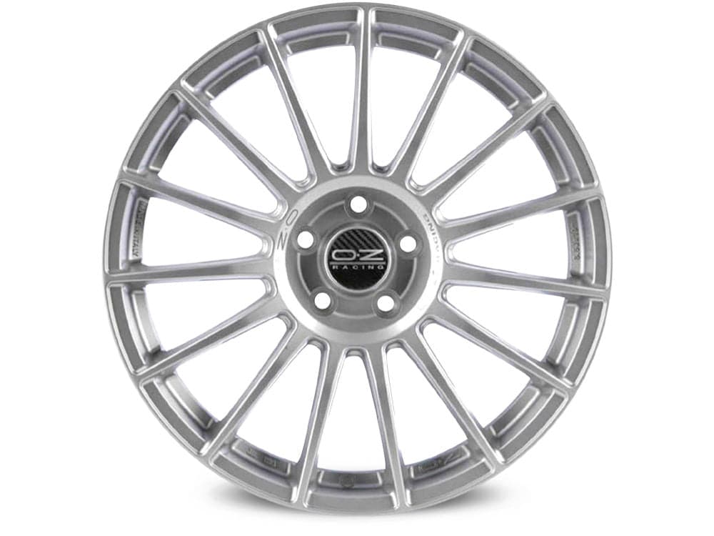 OZ SUPERTURISMO LM 8x18 5x108 ET45 75 Matt R. Silv. + Black Lett. - Wheelsup.sk