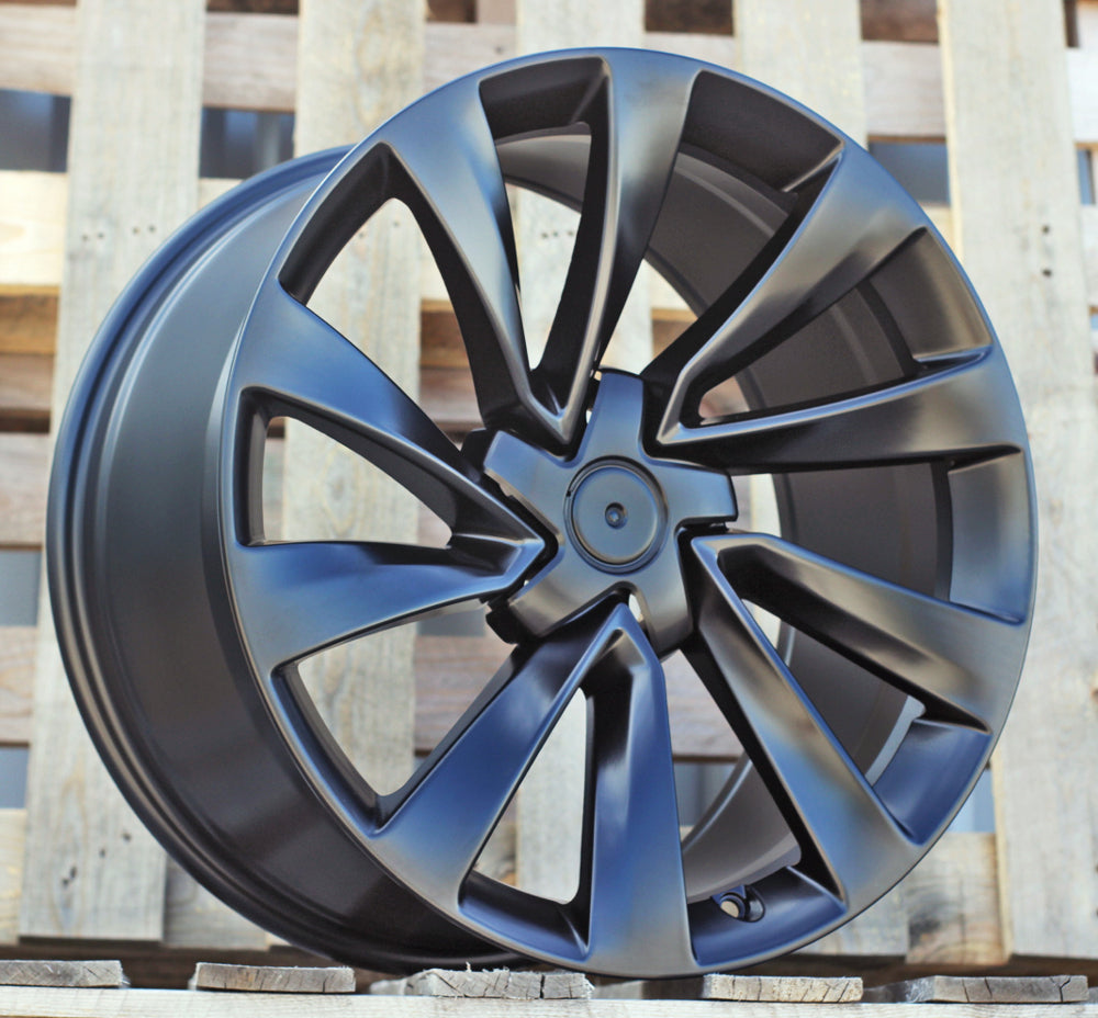 Alu disky pre Tesla H3410F 9.5x20 5x114.3 ET45 64.1 Čierna