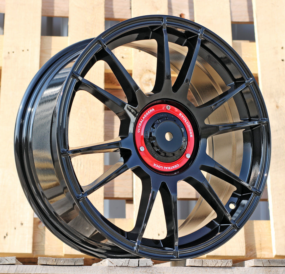 Alu disky Racing Line F7713 7.5x17 5x100/112 ET40 66.6 Čierna