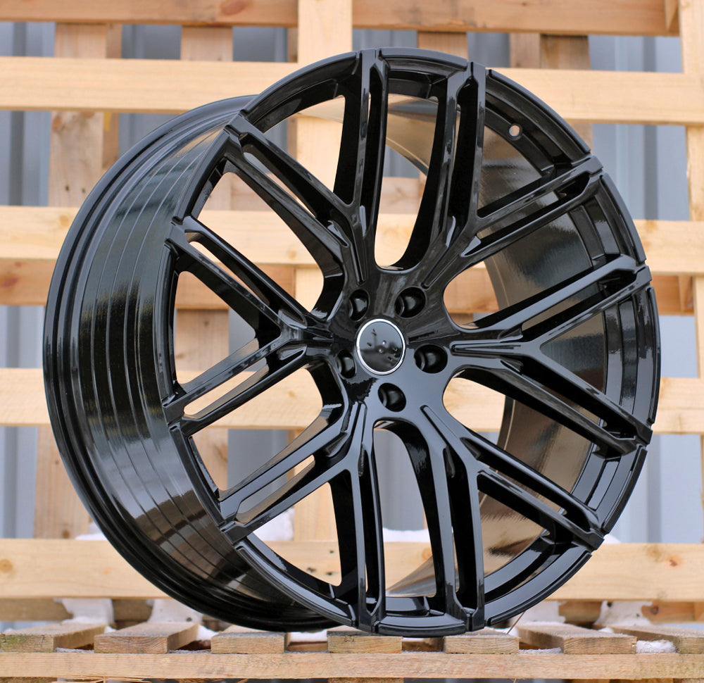 Alu disky pre Audi HF736 10.5x23 5x112 ET18 66.6 Čierna