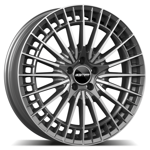 Alu disky GMP Qstar 9x19 5x112 ET40 66.6 Sivá