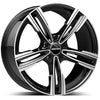 Alu disky GMP Reven 9x19 5x120 ET37 72.6 Čierna