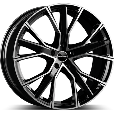 Alu kola GMP Gunner 9x21 5x108 ET40 63.4 black diamond | Wheelsup.cz