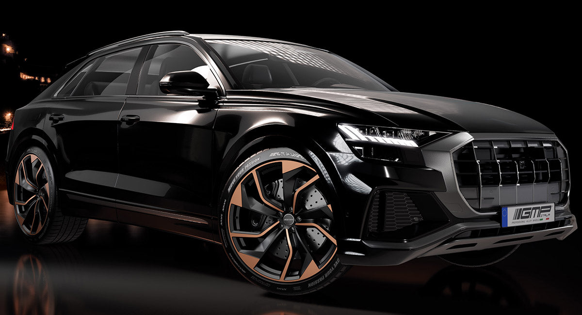 Alu kola GMP Rebel 9x21 5x112 ET40 66.5 matt anthracite diamond | Wheelsup.cz