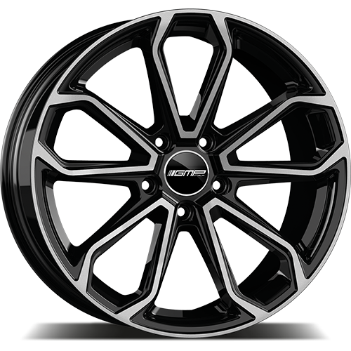 Alu kola GMP Furiosa 9x22 5x130 ET27 66.5 black diamond | Wheelsup.cz