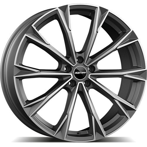 Alu disky GMP Totale 9.5x21 5x112 ET36 66.5 Sivá