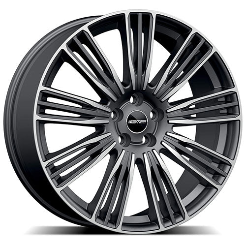 Alu kola GMP Conventry 9.5x22 5x108 ET42 63.4 matt anthracite diamond | Wheelsup.cz