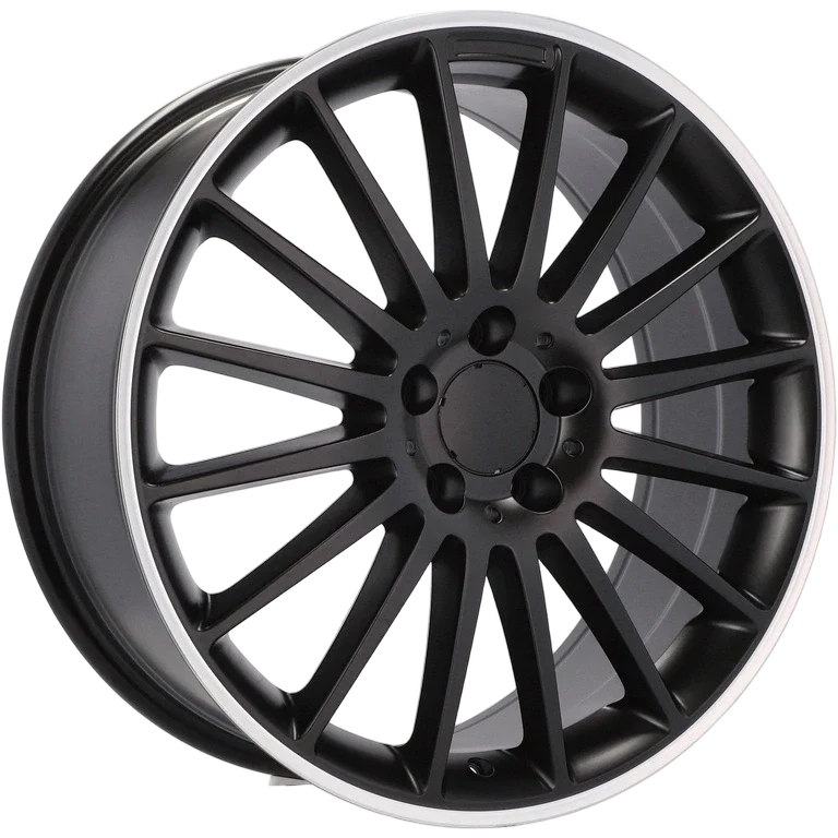 Alu kola pro Mercedes A1020 8x19 5x112 ET45 66.6 Black Half Matt & Polished Lip | Wheelsup.cz