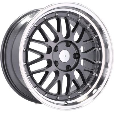 Alu kola Racing Line A1025 7.5x17 5x120 ET34 72.6 Gun Metal & Polished Lip | Wheelsup.cz