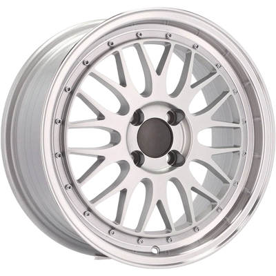 Alu kola Racing Line A1025 7.5x17 4x100 ET25 67.1 Silver & Polished Lip | Wheelsup.cz