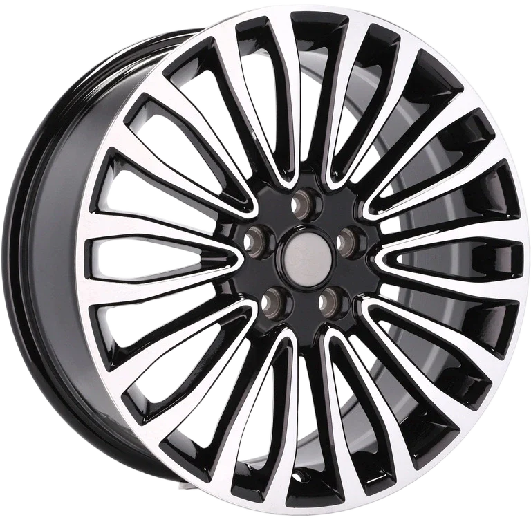 Alu kola pro Ford A1340 8x18 5x108 ET50 63.4 Black Polished | Wheelsup.cz