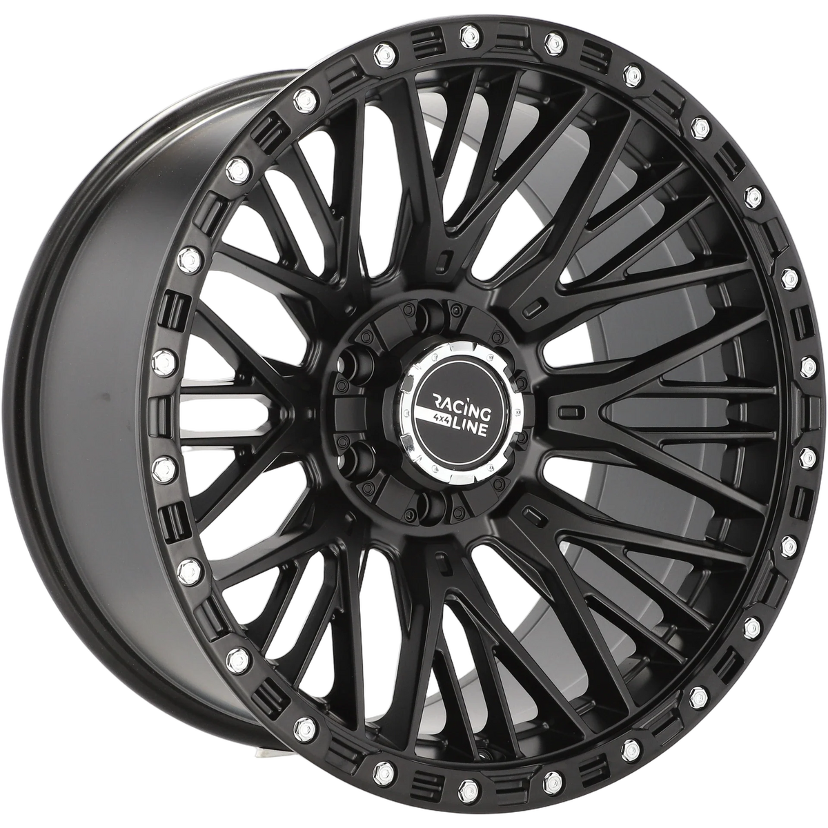 Alu kola pro Offroad A1431 10x20 6x139.7 ET-18 106.1 Black Half Matt | Wheelsup.cz