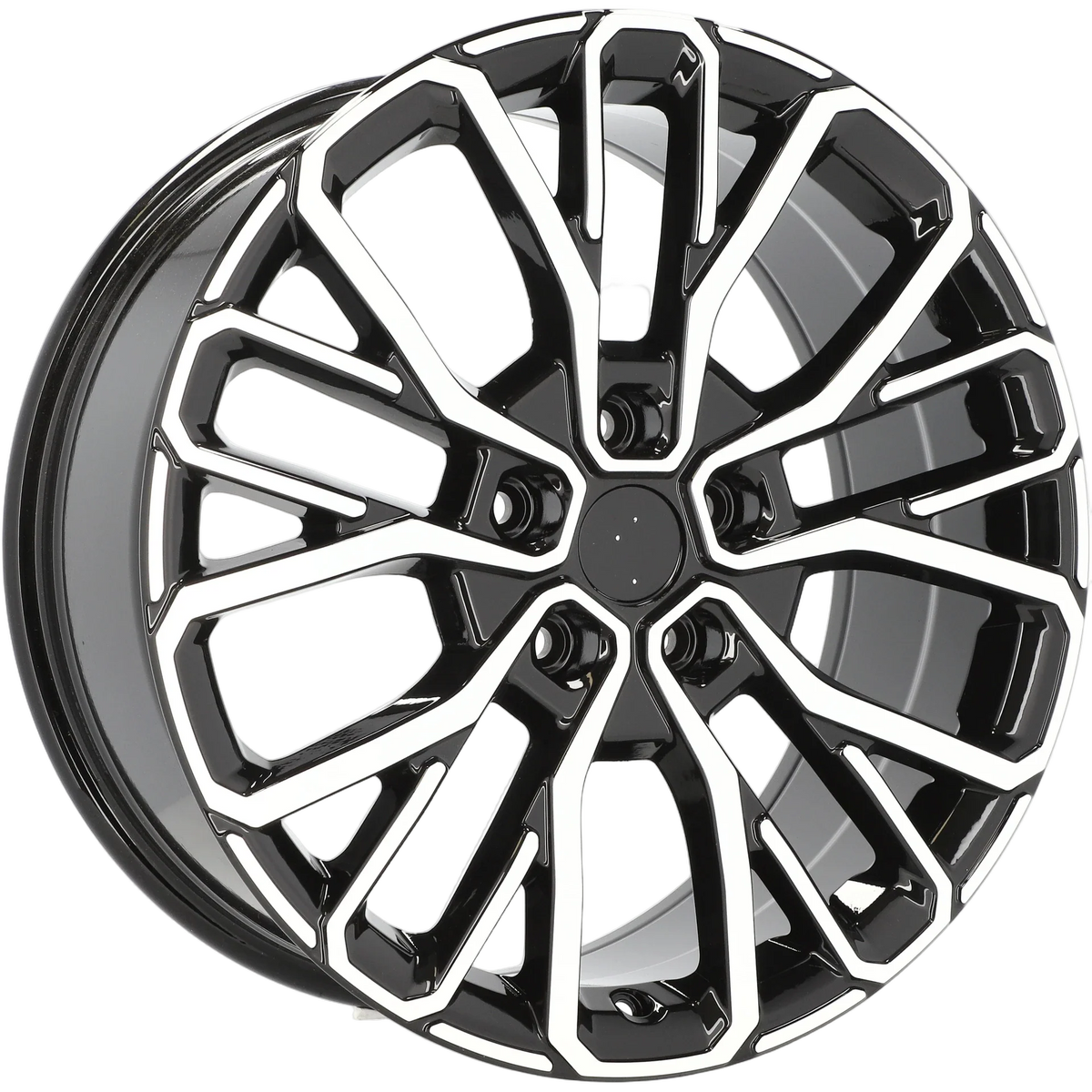 Alu kola pro Jeep A1448 8.5x20 5x127 ET50 71.6 Black Polished | Wheelsup.cz