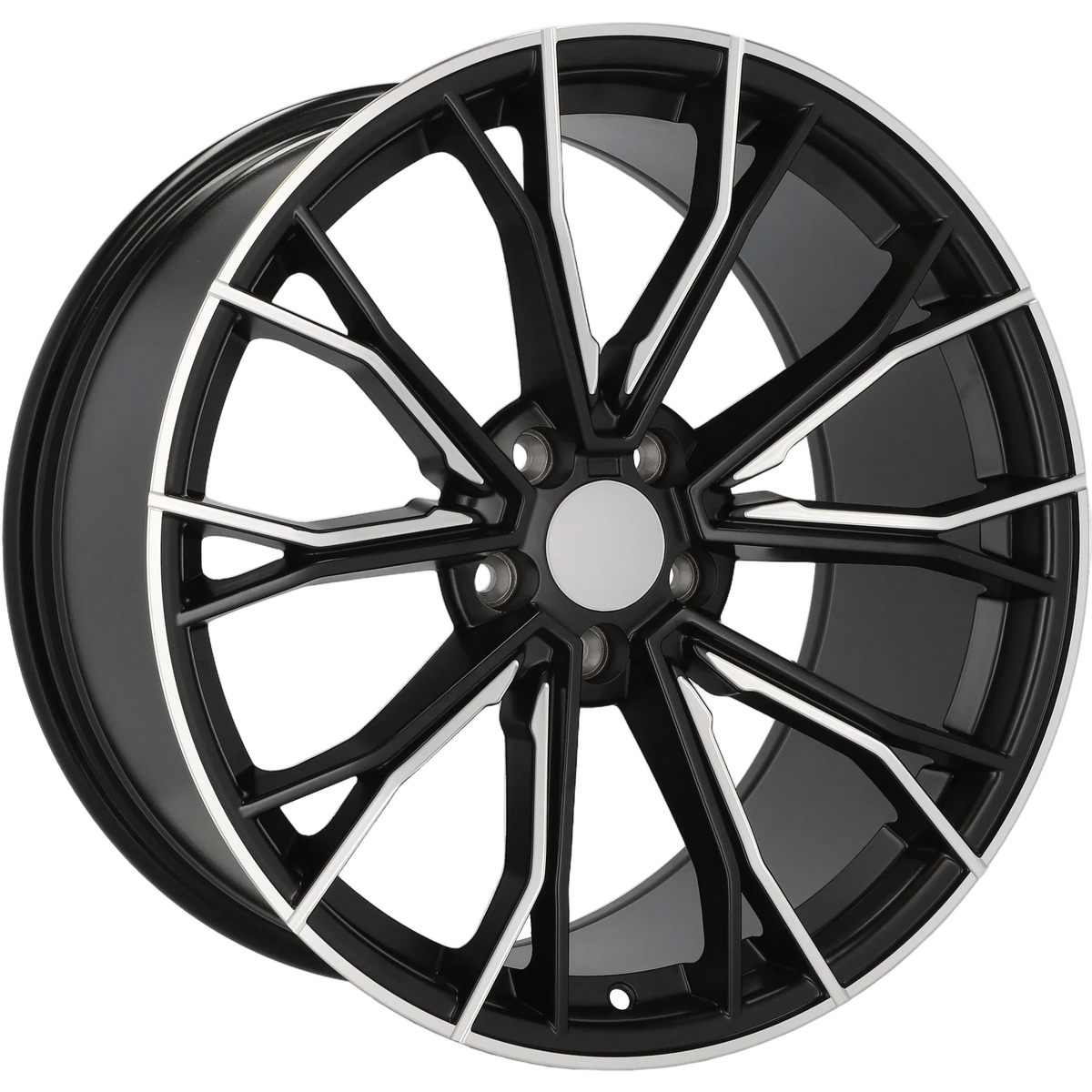 Alu kola pro BMW A5385 8.5x20 5x112 ET25 66.6 Black Half Matt | Wheelsup.cz