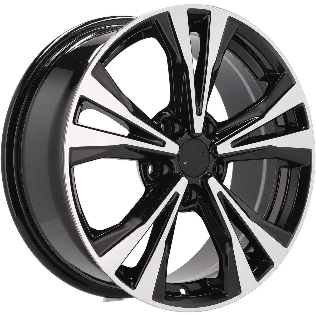 Alu kola pro Nissan A5832 7x18 5x114.3 ET40 66.1 Black Polished | Wheelsup.cz