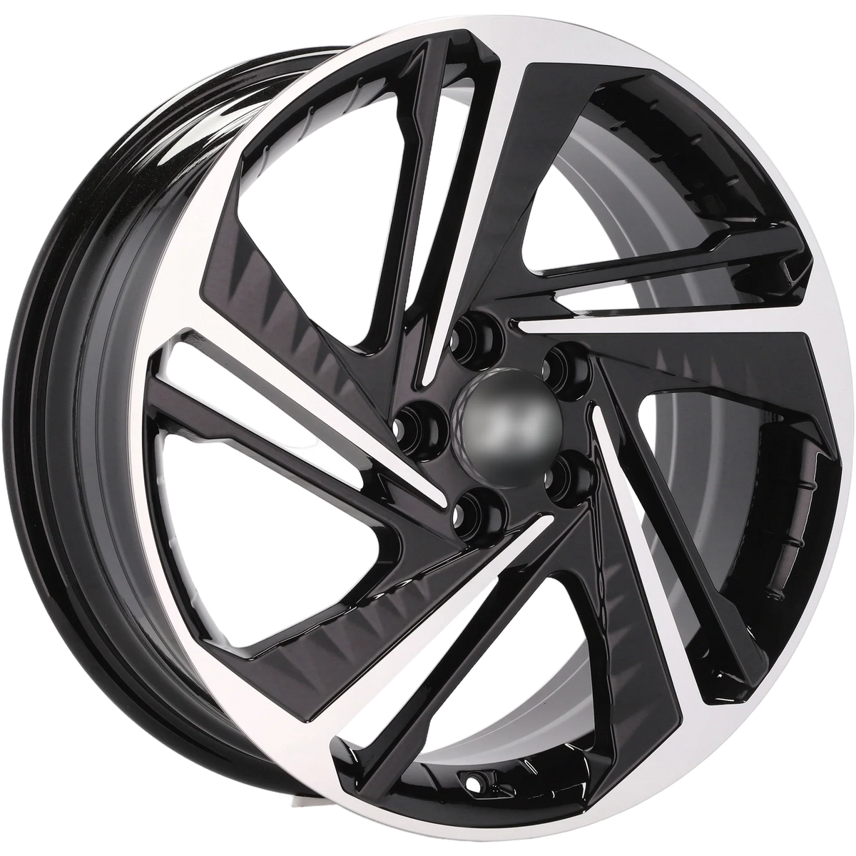 Alu kola pro Hyundai A5895 7.5x18 5x114.3 ET50.5 67.1 Black Polished | Wheelsup.cz