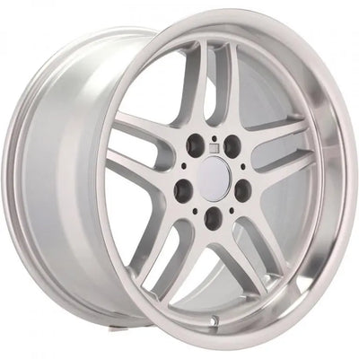 Alu kola pro BMW A5913 8.5x19 5x120 ET15 74.1 Silver & Polished Lip