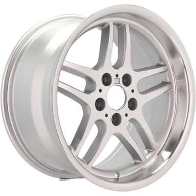 Alu kola pro BMW A5913 8.5x19 5x120 ET15 74.1 Silver & Polished Lip | Wheelsup.cz