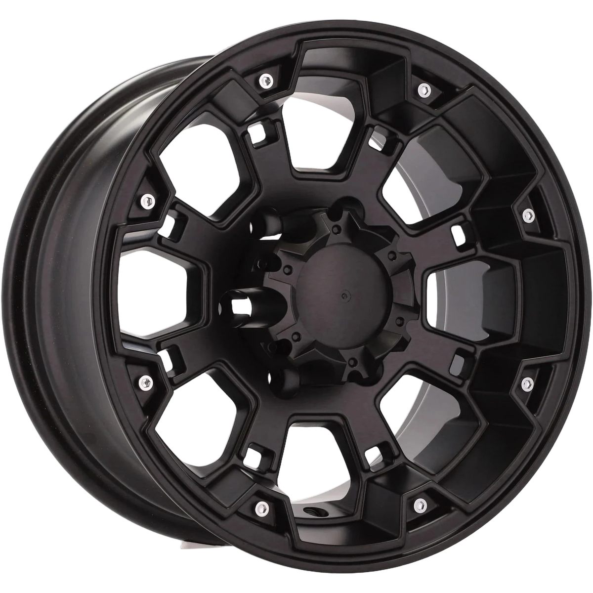 Alu kola pro Offroad A8068 8x15 6x139.7 ET-10 110.1 Black Half Matt | Wheelsup.cz