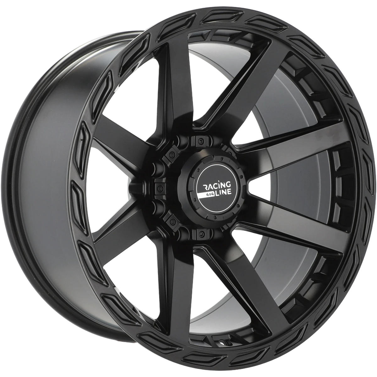 Alu kola pro Offroad A8917 10x20 8x165.1 ET-18 125.2 Black Half Matt | Wheelsup.cz